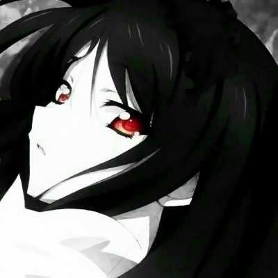黑暗系漫画女生头像闰密头像_漫画黑暗系的女生头像