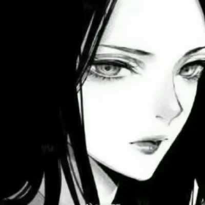 黑暗系漫画女生头像闰密头像_漫画黑暗系的女生头像