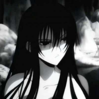 黑暗系漫画女生头像闰密头像_漫画黑暗系的女生头像