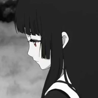 黑暗系漫画女生头像闰密头像_漫画黑暗系的女生头像