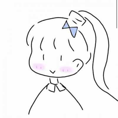 可爱美女头像简笔画|美女心爆棚的简笔画头像