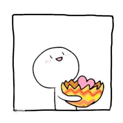 情头2022新款简单 简约情头小白人