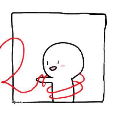 情头2022新款简单 简约情头小白人