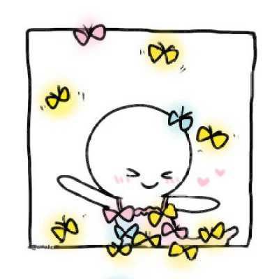 情头2022新款简单 简约情头小白人