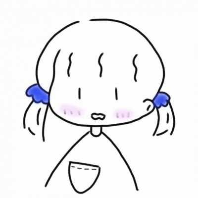 可爱美女头像简笔画|美女心爆棚的简笔画头像