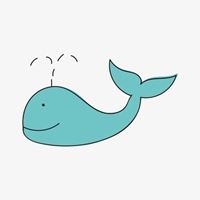 小海豚卡通头像可爱-海豚头像图片可爱