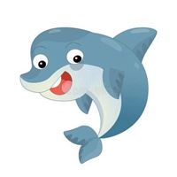 小海豚卡通头像可爱-海豚头像图片可爱