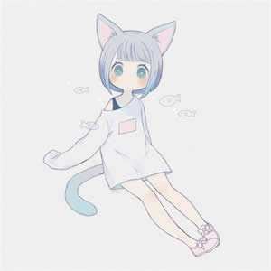 动漫猫耳女生头像超萌-动漫猫耳女生头像可爱