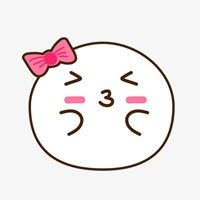 糯米团子图片可爱卡通粉色（糯米团子萌图）