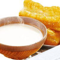 豆浆油条卡通头像情侣 豆浆油条海报图片