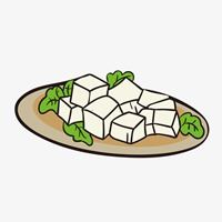 豆腐的卡通图片 豆腐脑卡通图片