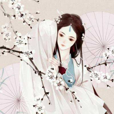 古风手绘头像女唯美-复古风手绘头像女