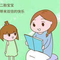 二胎家庭卡通头像 二胎微信头像