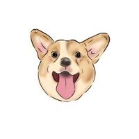 卡通狗狗情侣头像-情侣头像小狗可爱头像