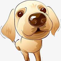 卡通狗狗情侣头像-情侣头像小狗可爱头像