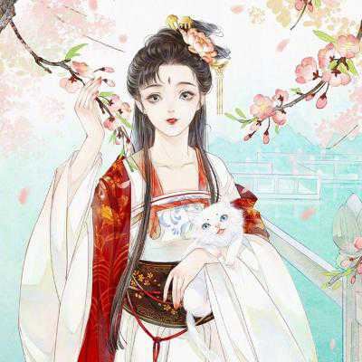 古风手绘头像女唯美-复古风手绘头像女