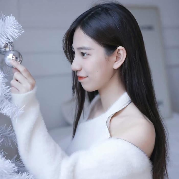 圣诞节美女头像唯美 圣诞头像唯美