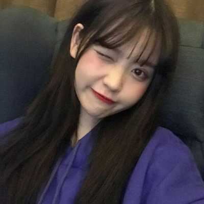 紫色系可爱美女心头像 紫色可爱女生头像