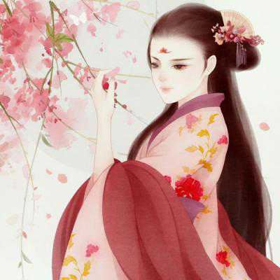 古风手绘头像女唯美-复古风手绘头像女