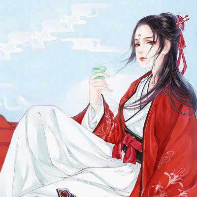 古风手绘头像女唯美-复古风手绘头像女