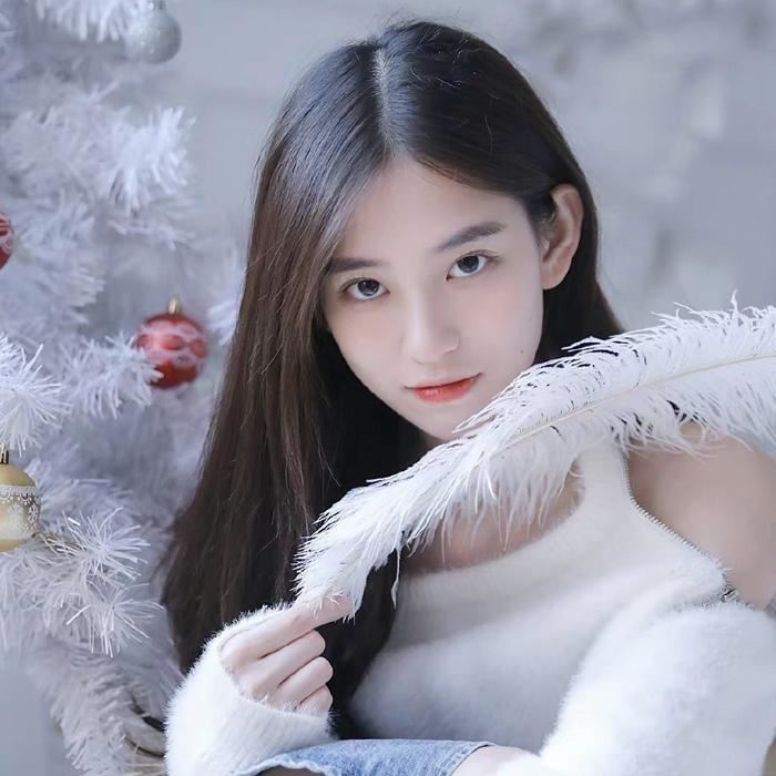 圣诞节美女头像唯美 圣诞头像唯美