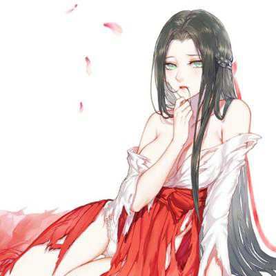 古风手绘头像女唯美-复古风手绘头像女