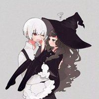 小魔女情侣头像（魔王魔女情侣头像）