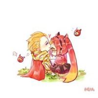 亚瑟安琪拉情侣头像一左一右（亚瑟安琪拉情侣头像心灵骇客）