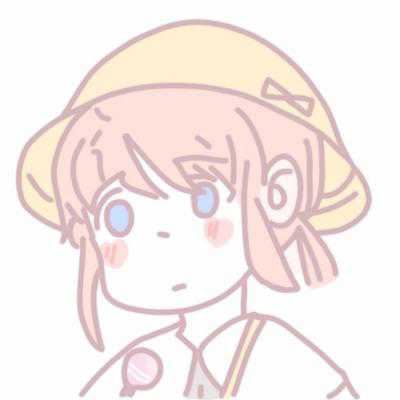 粉色系情侣头像可爱_美女心粉色系情侣头像