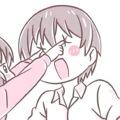 粉色系情侣头像可爱_美女心粉色系情侣头像