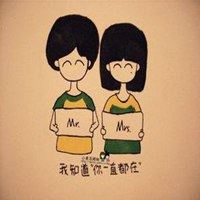 小树与阿希情侣头像（小希与阿树图片情侣图）