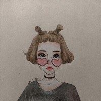 超唯美手绘女生头像_酷酷的女生头像手绘