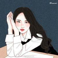 超唯美手绘女生头像_酷酷的女生头像手绘