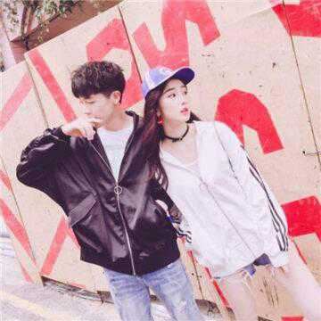 情侣头像原宿风-嘻哈风情侣头像