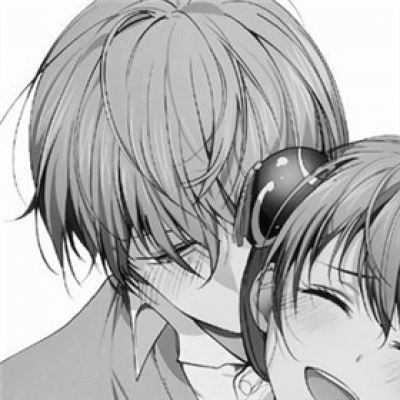 动漫手绘情侣头像一对 情头手绘可爱一对