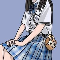 日常jk女孩的手绘头像-小红书jk女生头像