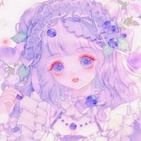 紫色系美女头像图片（男生二次元头像紫色系高清）