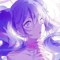 紫色系美女头像图片（男生二次元头像紫色系高清）