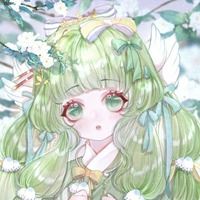 二次元绿色系女生头像-女生头像小清新可爱二次元