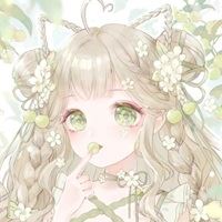 二次元绿色系女生头像-女生头像小清新可爱二次元