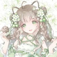 二次元绿色系女生头像-女生头像小清新可爱二次元