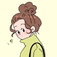 卡通头像女手绘简约文艺 超级可爱的女生卡通头像手绘头像