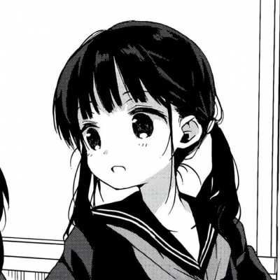 黑白漫画女生头像_黑白漫画女生头像可爱