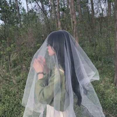 网红头像女生-网红头纱头像情侣