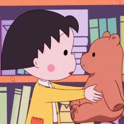 樱桃小丸子头像可爱卡通呆萌-樱桃小丸子萌萌哒头像