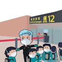 安检员卡通图片-安检卡通人物图片