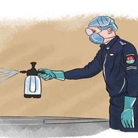 安检员卡通图片-安检卡通人物图片