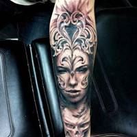 纹身师专用头像男|适合纹身师的头像