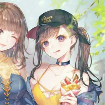 好看的姐妹头像动漫|个性头像女姐妹动漫