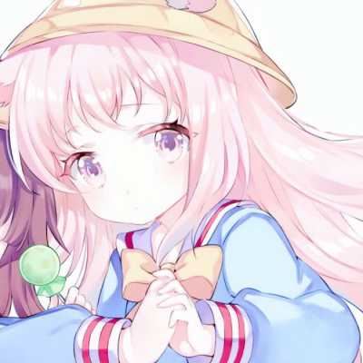 二次元情侣头像二张一对|百合头像可爱一对两张